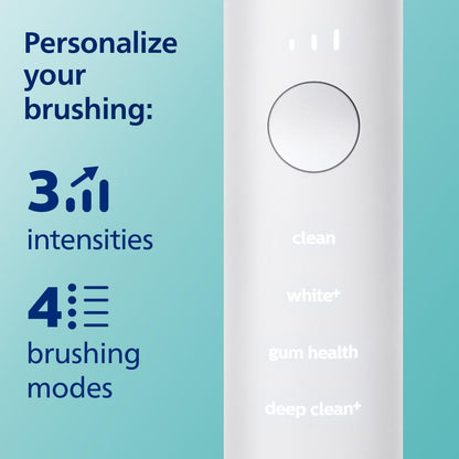 Philips Sonicare DiamondClean Connected Electric Toothbrush 2 Pack, x2 Sonic Toothbrushes, x2 Charging Travel Cases, x2 A3 Brush Heads, 12 Brushing Settings, (Black and Rose Gold) Model HX9912/71