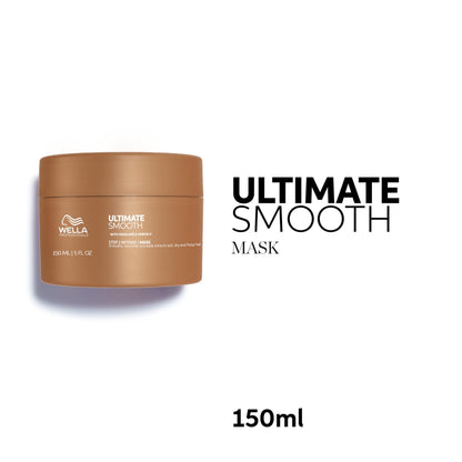 Wella Professionals ULTIMATE SMOOTH Intense Mask with Deep Nourishment | Treatment for Dry, Frizzy Hair | Smooths & Adds a Silky Shine | With Squalane & Omega 9 | Color Safe