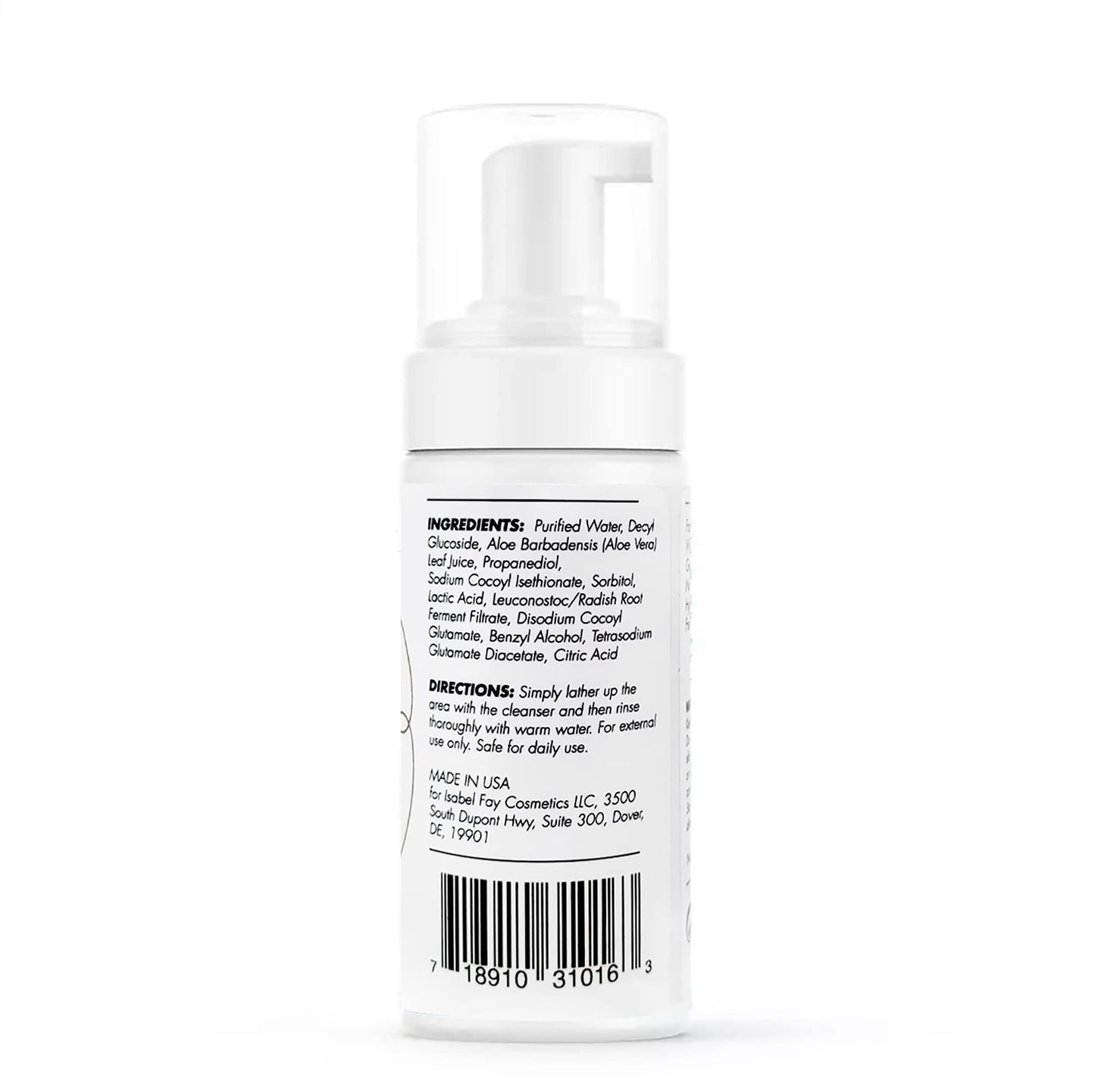 Isabel Fay ph Balanced Feminine Intimate Foam Wash gentle and safe for sensitive skin