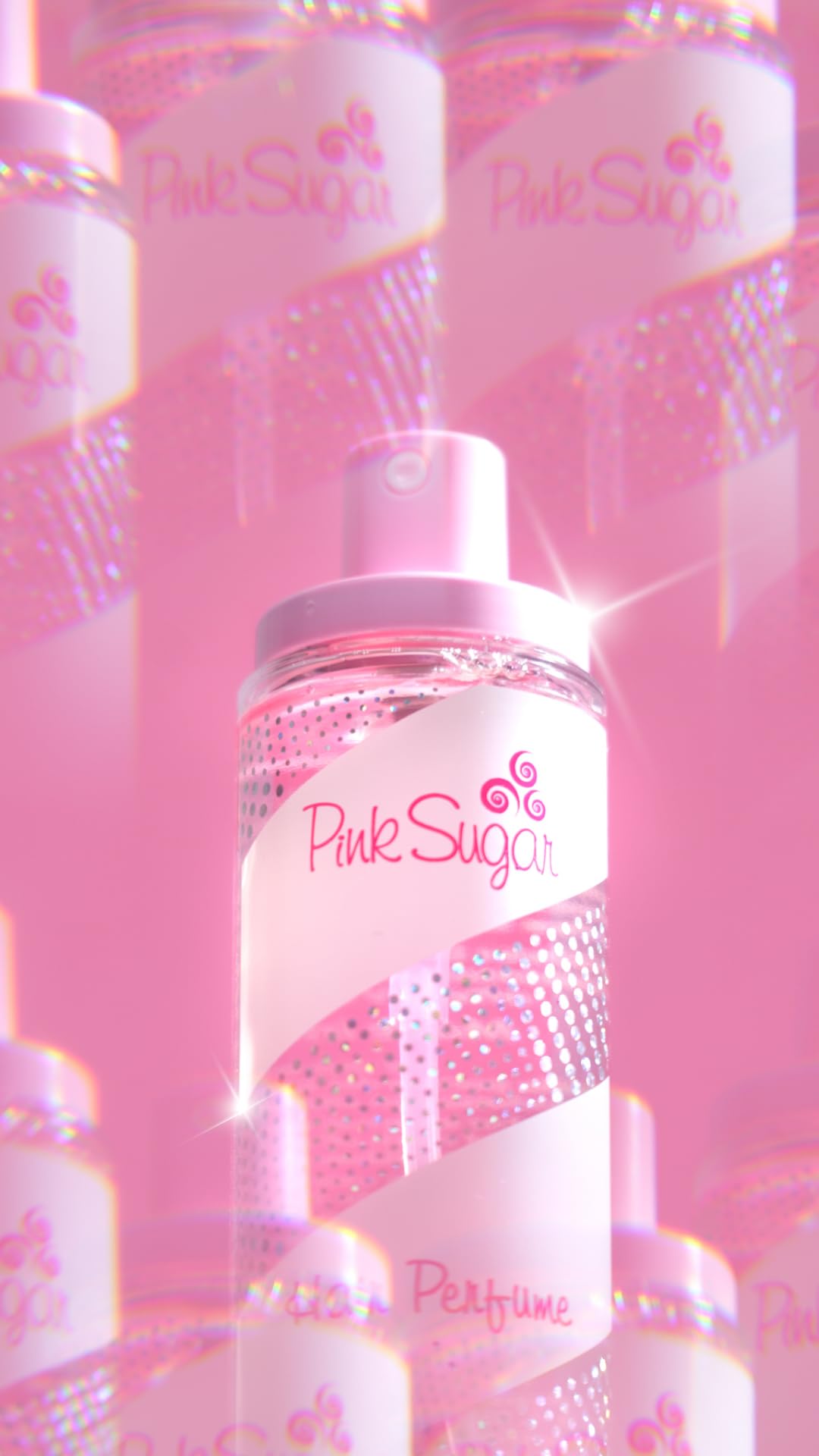 Pink Sugar Eau de Toilette Perfume for Women, Floral + Fruity Scent, Notes of Raspberry, Cotton Candy, and Vanilla, Sweet and Sensual Fragrance