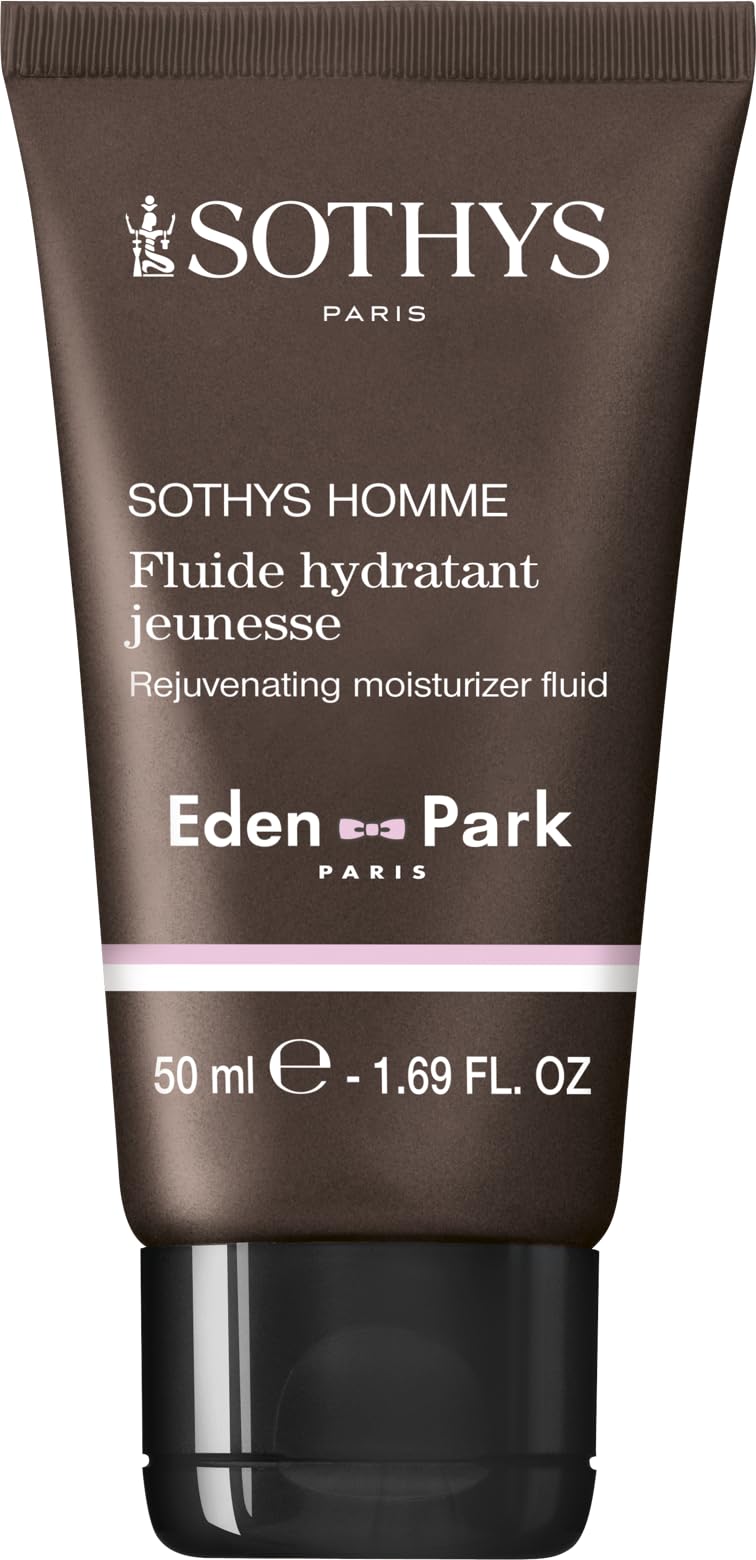 SOTHYS Rejuvenating Moisture Fluid | Hydrating Face Moisturizer for Men | Peptides & Hyaluronic Acid | Smooth, Radiant Skin Care
