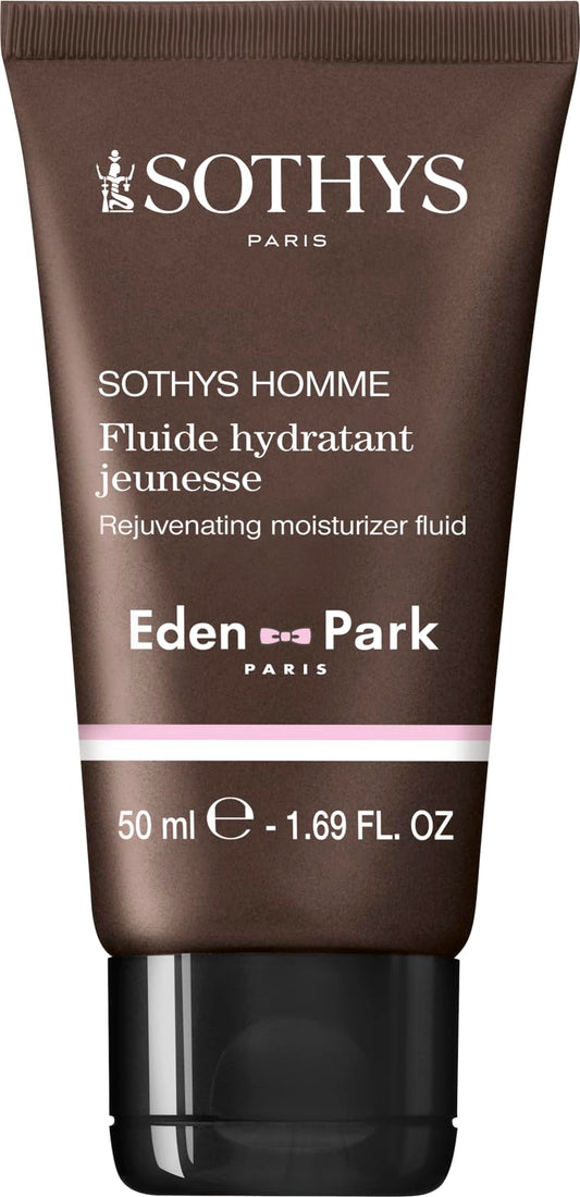 SOTHYS Rejuvenating Moisture Fluid | Hydrating Face Moisturizer for Men | Peptides & Hyaluronic Acid | Smooth, Radiant Skin Care