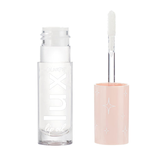 ColourPop Lux Lip Oil - Hydrating, Sheer Tinted Lip Oil Formulated with Antioxidant-Rich Chamomile Extract & Calendula Oil - Non-Greasy, Nourishing Clear Oil - Dew Drop (0.16 oz)