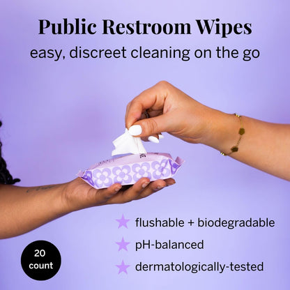 Pixie Period Starter Pads for Teen Girls - Organic Cotton 56ct - Designed for Tweens & Smaller Underwear - Leak-Proof with Wings for Feminine Care - Includes 32ct Mini & 24ct Regular Pads with Wipes