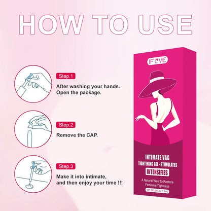 Feminine Firming Gel - Natural Yoni Tightening Care for Women, pH Balanced & Plant-Based Formula (Pack of 5)