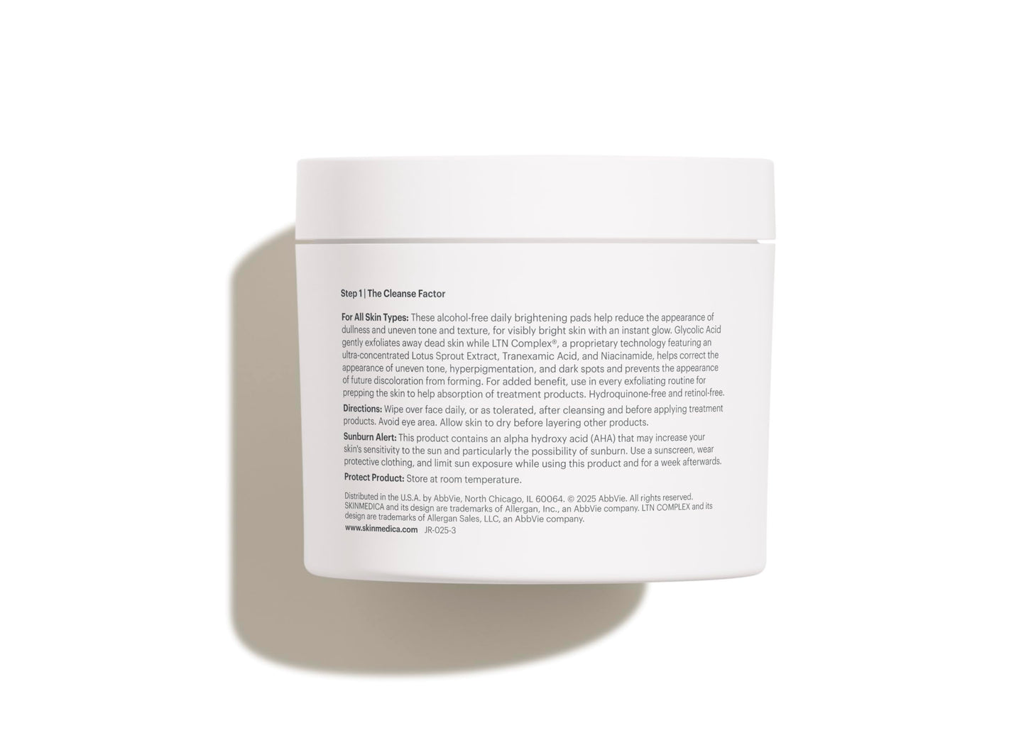 SkinMedica Even & Correct Brightening Treatment Pads For Face Exfoliating, 10% Glycolic Acid Pads That Are Retinol-Free, Alcohol-Free and Hydroquinone-Free, 60 Ct
