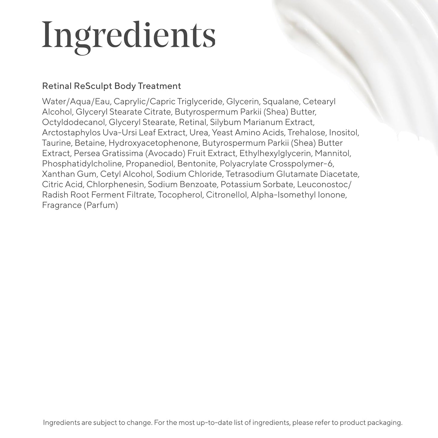 Murad Retinal ReSculpt Body Treatment – Encapsulated Retinal, Shea & Avocado Extract Body Cream to Firm, Lift, and Smooth Crepey Sagging Skin, Targeting Cellulite and Stretch Marks Nightly – 5.0 Fl Oz