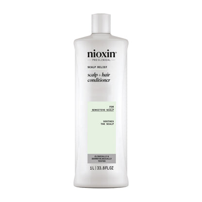 Nioxin Scalp Relief Hair Conditioner | Soothes, Hydrates, & Thickens Hair | For Sensitive, Dry, and Itchy Scalp | Made with Aloe Vera & Vitamin E