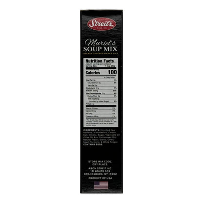 Streit's Chicken Noodle Soup - Muriel's Soup Mix, Kosher Certified, No MSG or Hydrogenated Oils, Just Add Water, Family Owned (4oz, Pack of 3)