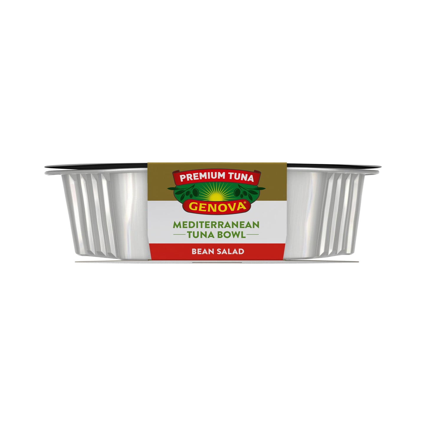 Genova Premium Tuna Mediterreanean Bean Salad, 7.76 Ounce Bowls (Pack of 6), Ready to Eat