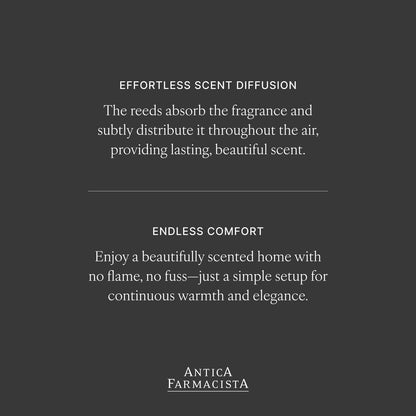 Antica Farmacista Home Ambiance Diffuser - Long-Lasting Reed Scent Diffuser - Luxury Room Freshener Gift - Ironwood, 8.45 fl oz