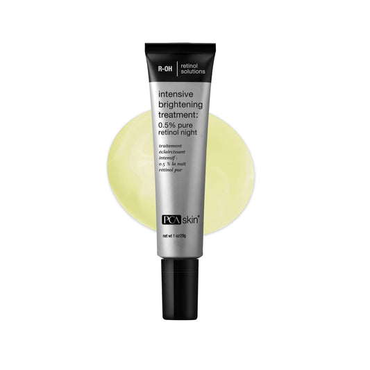 PCA SKIN Intensive Brightening Treatment - 0.5% Pure Vitamin A Retinol Face Serum for Discoloration & Dark Spots (1 oz)