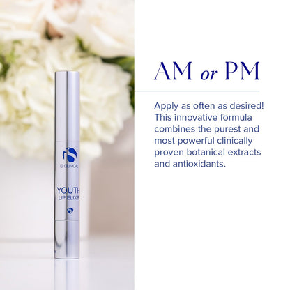 iS CLINICAL Youth Lip Elixir; Lip Plumper; Lip Care Products; Contains Vitamin C, Hyaluronic Acid