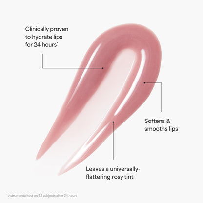 TULA Skin Care Glaze Plumping Lip Treatment - Hydrating & Glossy Lip Balm with Hyaluronic Acid & Peptides, 0.28 oz.