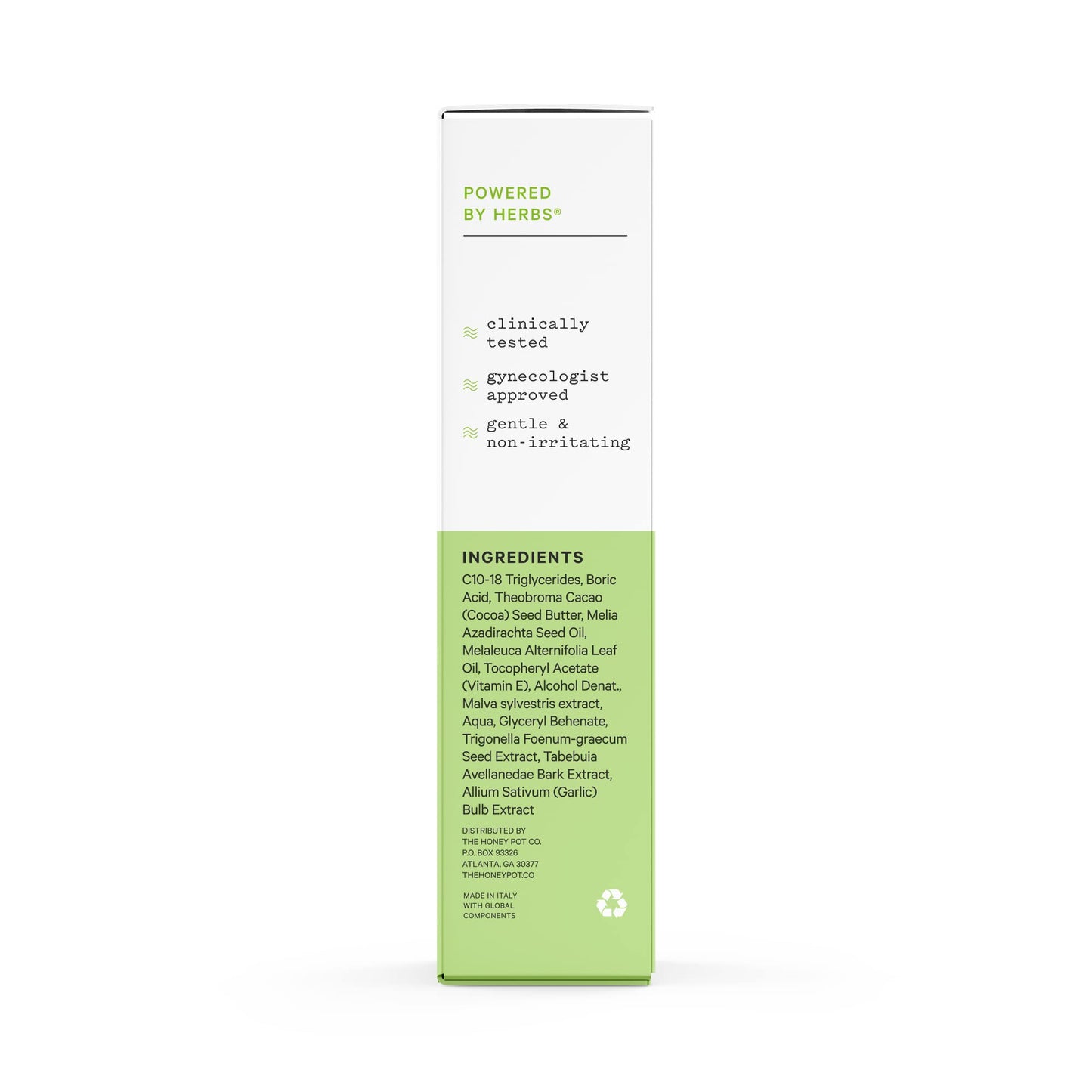 The Honey Pot Company 7 Day Boric Acid & Herbs Suppositories - Maintains and Balances Healthy Vaginal pH, Manages Odor, Hydrates, & Moisturizes - Gynecologist Tested