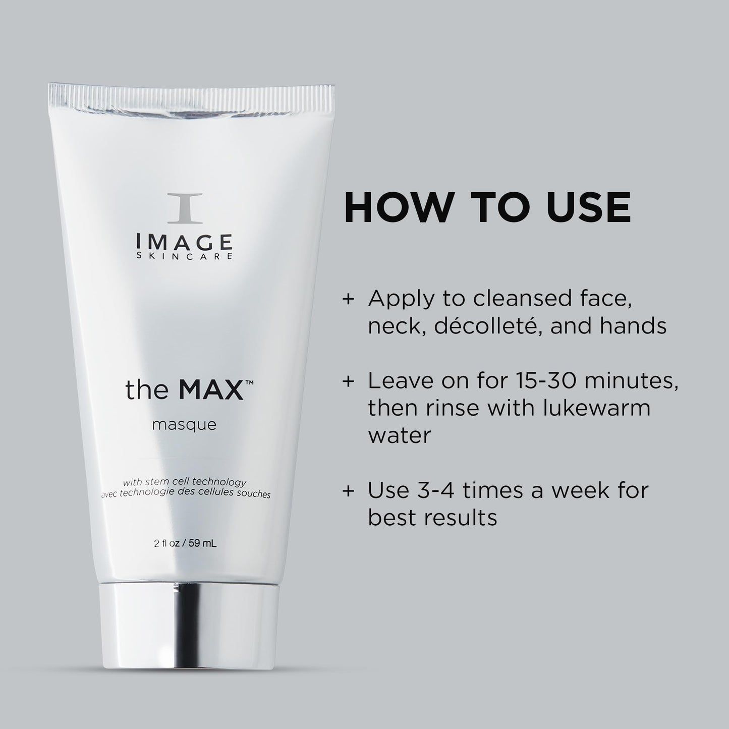 IMAGE Skincare, the MAX Masque, Facial Mask to Help Tighten, Firm, Smooth and Enhance Appearance of the Skin, 2 fl oz
