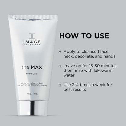 IMAGE Skincare, the MAX Masque, Facial Mask to Help Tighten, Firm, Smooth and Enhance Appearance of the Skin, 2 fl oz
