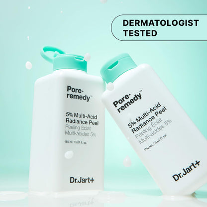 Dr.Jart+ Pore.Remedy 5% Multi-Acid Radiance Peel Korean Face Exfoliator For Face | Korean Skin Care, 5.07 Fl Oz