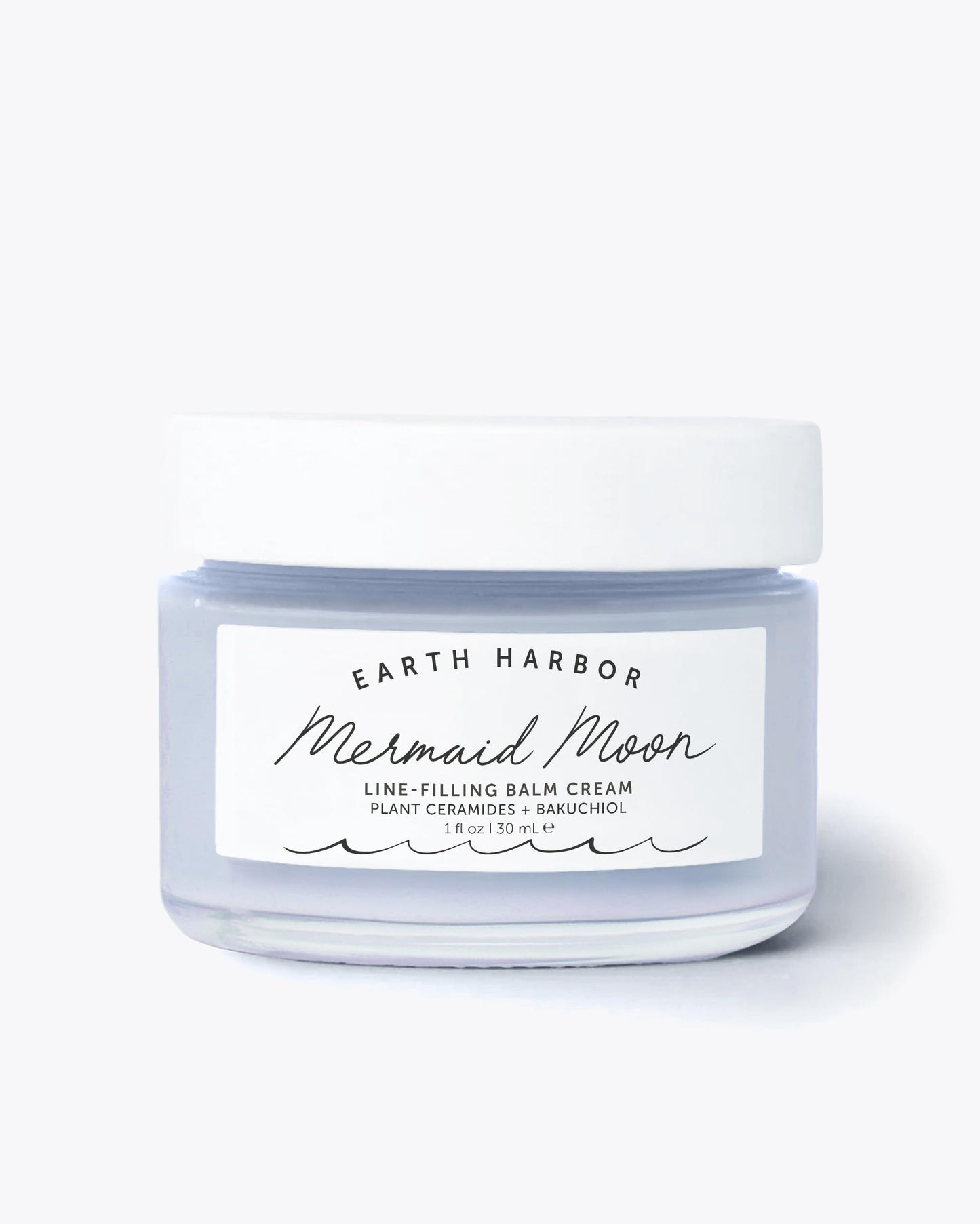 Earth Harbor Mermaid Moon Line-Filling Balm Cream - Vegan Night Treatment for Wrinkles and Hydration, with 20+ Actives - Deeply Restores and Nourishes Skin