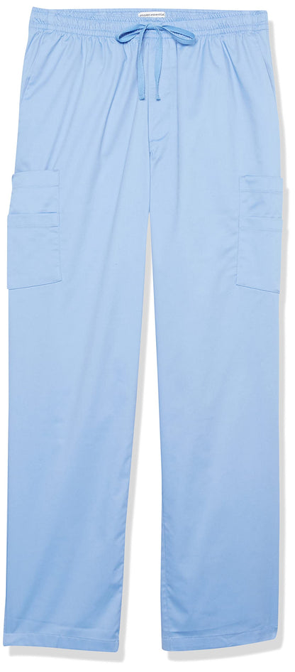 Amazon Essentials Men's Elastic Waistband Straight Leg Scrub Pant with Drawstring