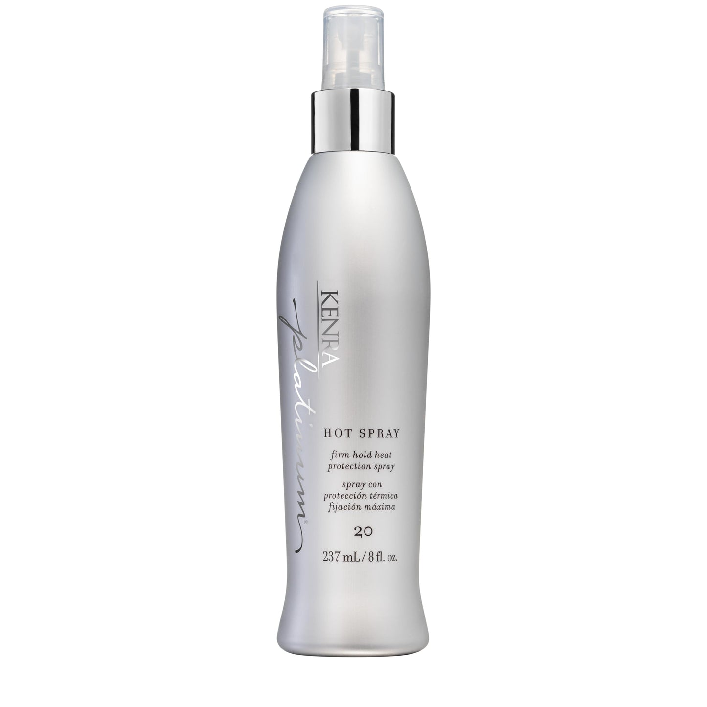 Kenra Platinum Hot Spray 20 | Heat Protection Styler | Long-Lasting, Firm Hold | Adds Vibrant Shine | Humidity & Thermal Protection | Clean Release From Heated Tools | All Hair Types