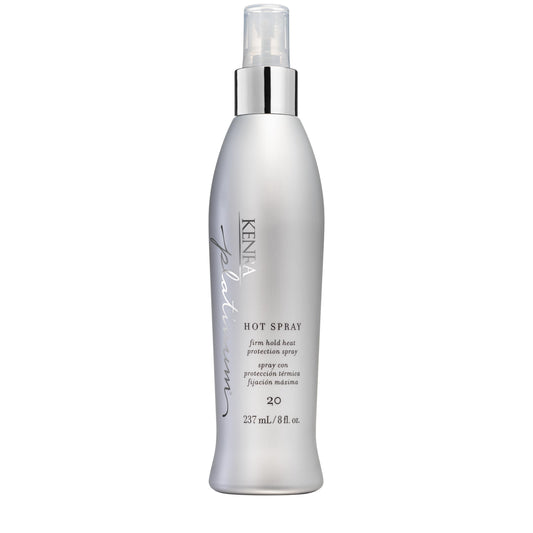 Kenra Platinum Hot Spray 20 | Heat Protection Styler | Long-Lasting, Firm Hold | Adds Vibrant Shine | Humidity & Thermal Protection | Clean Release From Heated Tools | All Hair Types