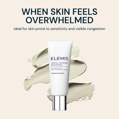 ELEMIS Herbal Lavender Repair Mask; Soothing Clay Mask, 2.5 Fl Oz