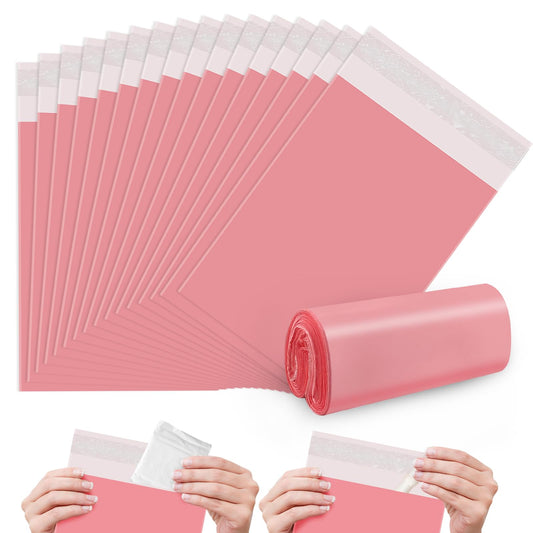 Sanitary Napkin Disposal Bags FARVIGOR, 100Pcs Women Feminine Hygiene Disposal Bags for Tampons and Pads, Personal Disposal Bag Self-Sealing, Privacy Protection, 9.8x5.9"(Pink)