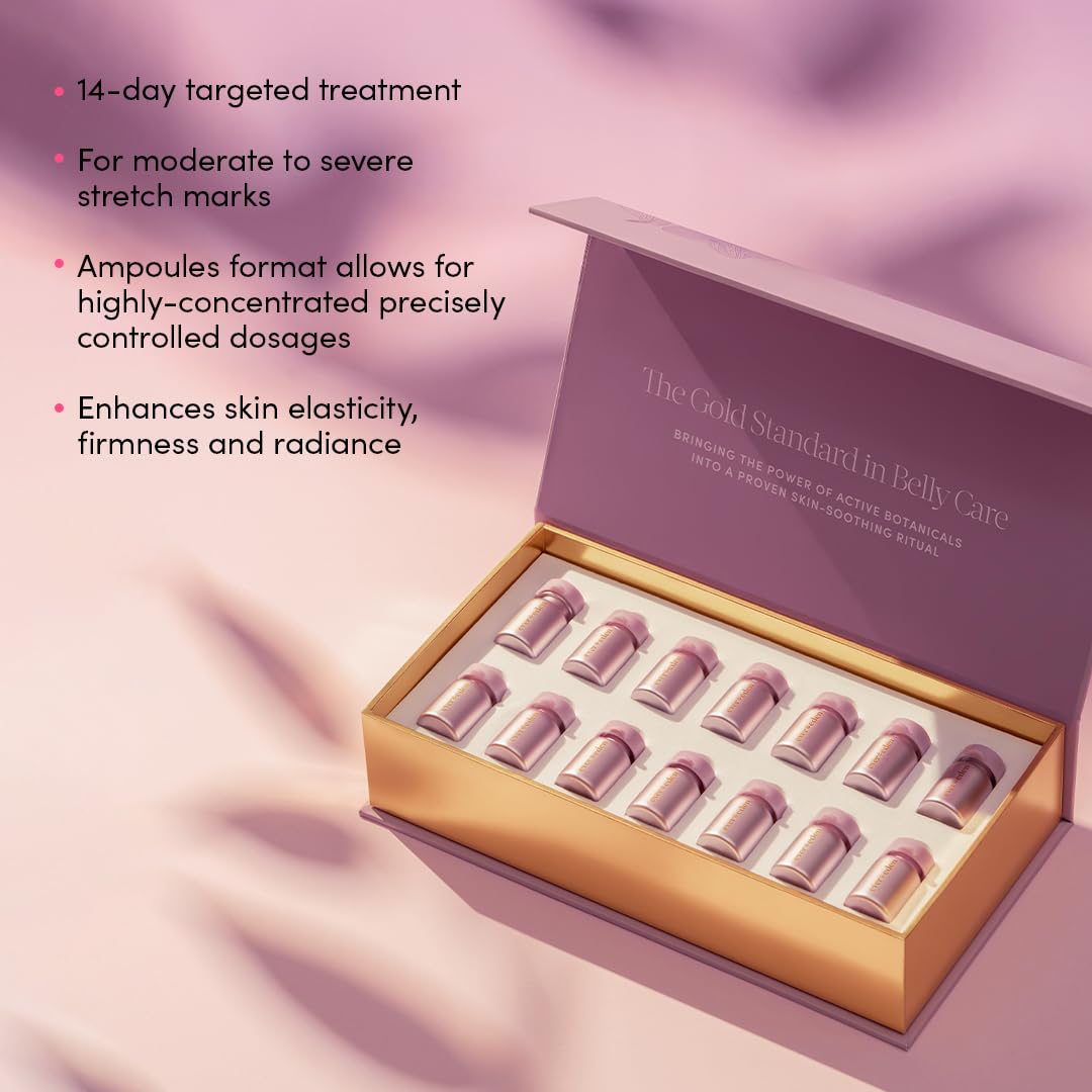 Evereden Tri-Orchid Deep Stretch Mark Removal Ampules: Clean & Gentle Orchid-Infused Pregnancy Stretch Mark Prevention Cream | Pregnancy & Breastfeeding-Safe Extreme Stretch Mark Removal Cream