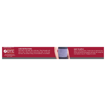 OTC Abdominal Binder for Men, Ribbed Elastic Compression, Select Series