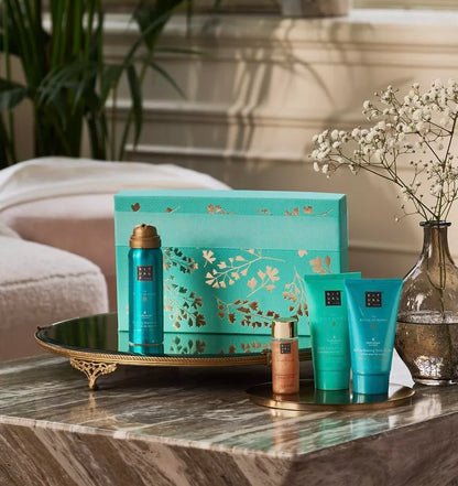 RITUALS Karma Giftset Body Cream 2.36 oz, Body Oil 1 oz, Foaming Shower Gel 1.7 oz, Cooling Shower Gel 1.7 oz