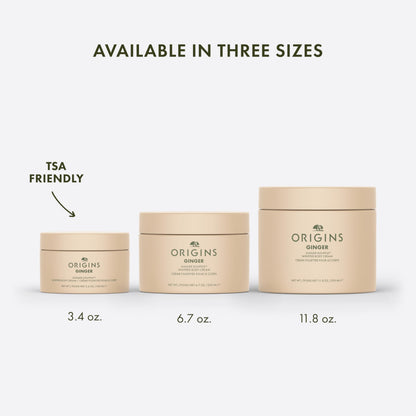 Origins Ginger Souffle Whipped Body Cream | Body Butter For Dry Skin | With Ginger