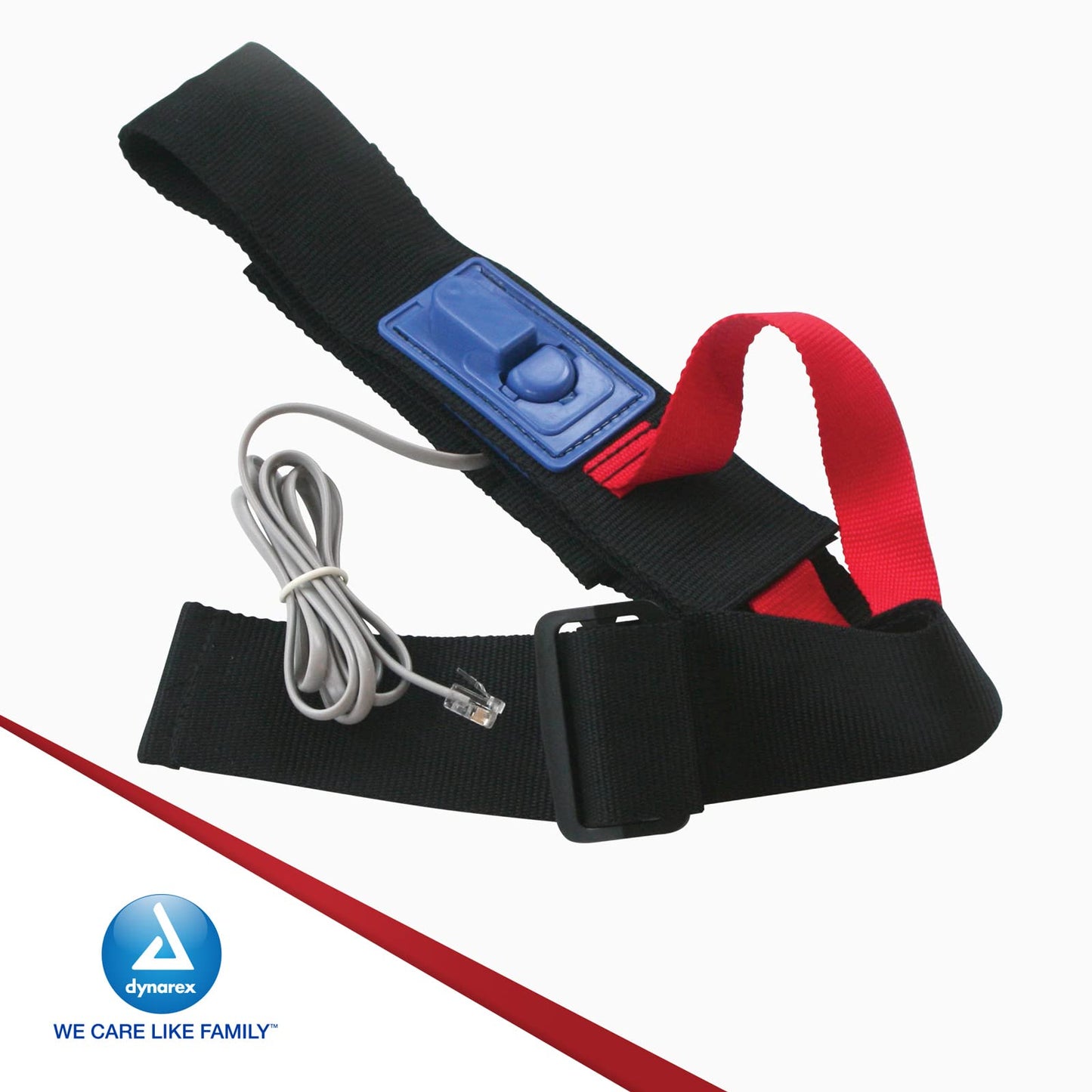 Dynarex Chair Alarm Seatbelts - Hook & Loop Wheelchair Belt for Monitoring - Chair Alarms and Fall Prevention for Elderly Patients - Compatible with Protech Monitor Devices