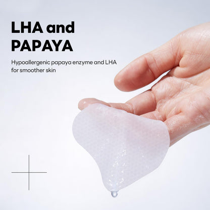 MEDIHEAL Phyto Enzyme Peeling Pad - Vegan Face Resurfacing Gauze Pads with LHA & Papaya Enzym - Pore Tightening Pads to Control Sebum - Exfoliating for Dead Skin Cells, 90 sheets