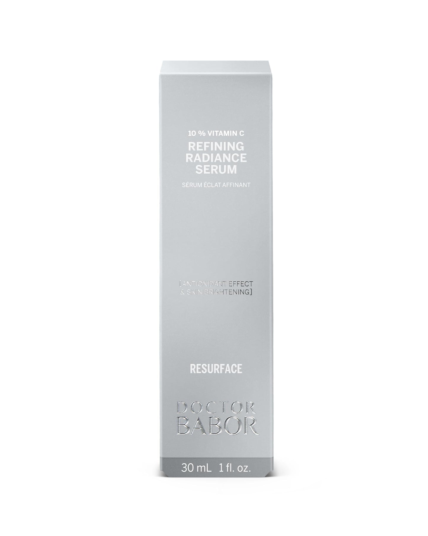 DOCTOR BABOR Refining Radiance Serum with Vitamin C, Hyaluronic Acid and Vitamin E, Skin Care For Smooth Plump Skin, Radiant and Even Complexion, 1 oz