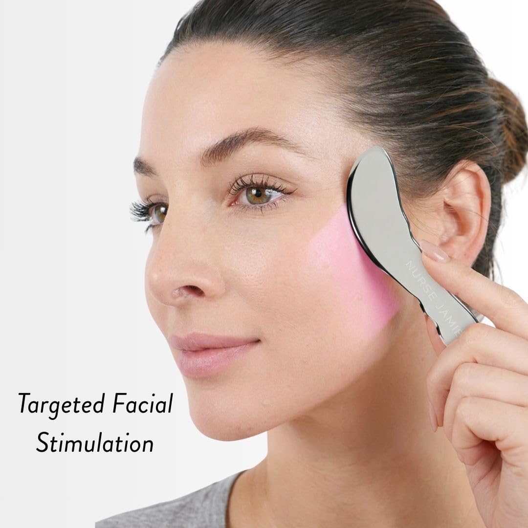 Nurse Jamie Beauty Blade – Stainless Steel Sculpting Tool for Face & Body to Improve Circulation & Define Contours