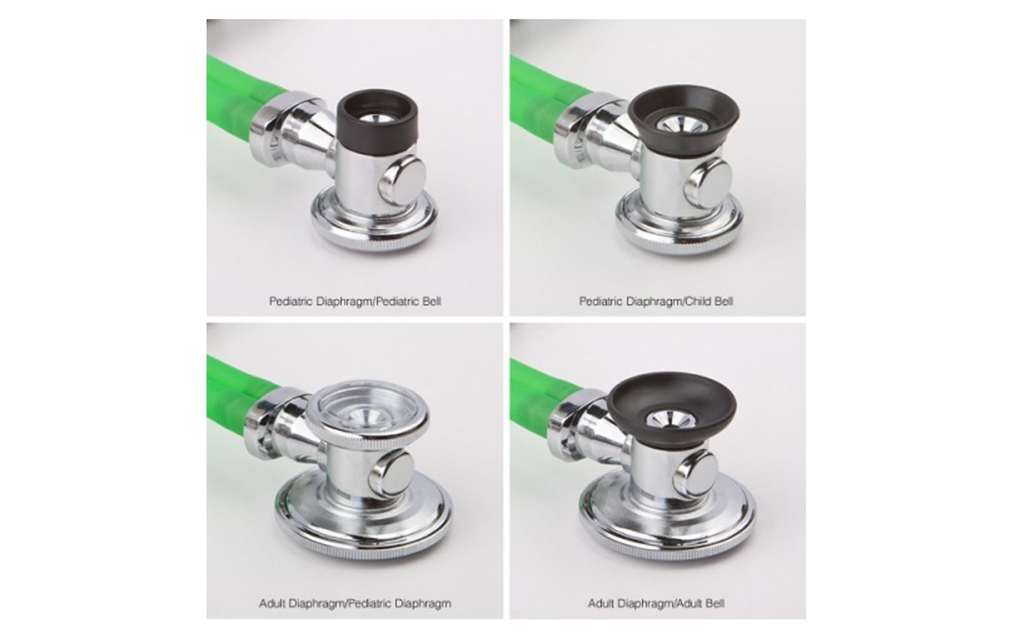 ADC Adscope 641 Sprague Stethoscope with 5 Interchangeable Chestpiece Options, 30 inch Length, Black