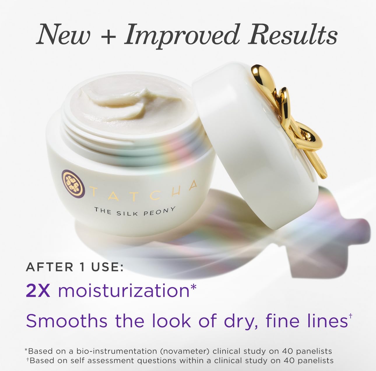TATCHA The Silk Peony Melting Under Eye Cream | Hydration with Line-Smoothing Eye Cream for Wrinkles and Hydration | 15 ml / 0.5 oz