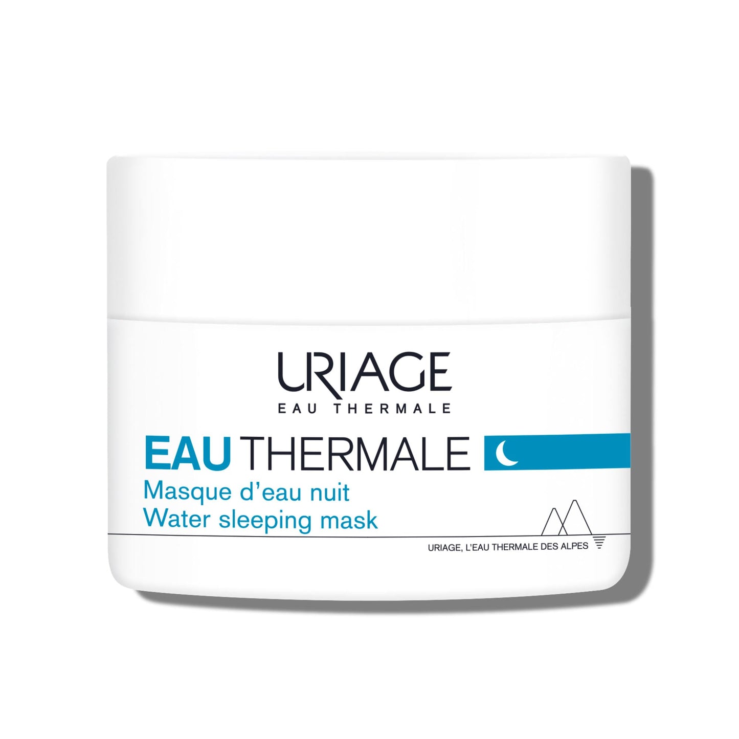URIAGE Water Sleeping Mask | Moisturizing Night Mask with Hyaluronic Acid & Edelweiss, Skin Replenished After 8 Hours, Silky Gel, Paraben-Free, Non-Comedogenic, 50 mL/ 1.69 Oz