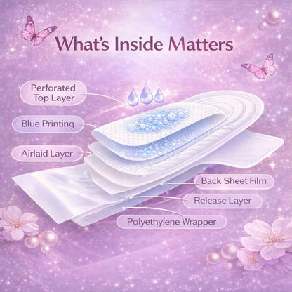 Women Sanitary Pads, Ultra-Thin, Fast Absorbency with Wings, Size 5 pad, Pack of 1,30 Count