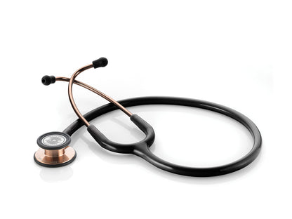 ADC Adscope 608 Convertible Clinician Stethoscope with Tunable AFD Technology, Adult Diaphragm and Adult Bell or Pediatric Diaphragm, 31 inch Length, Copper with Black Tubing