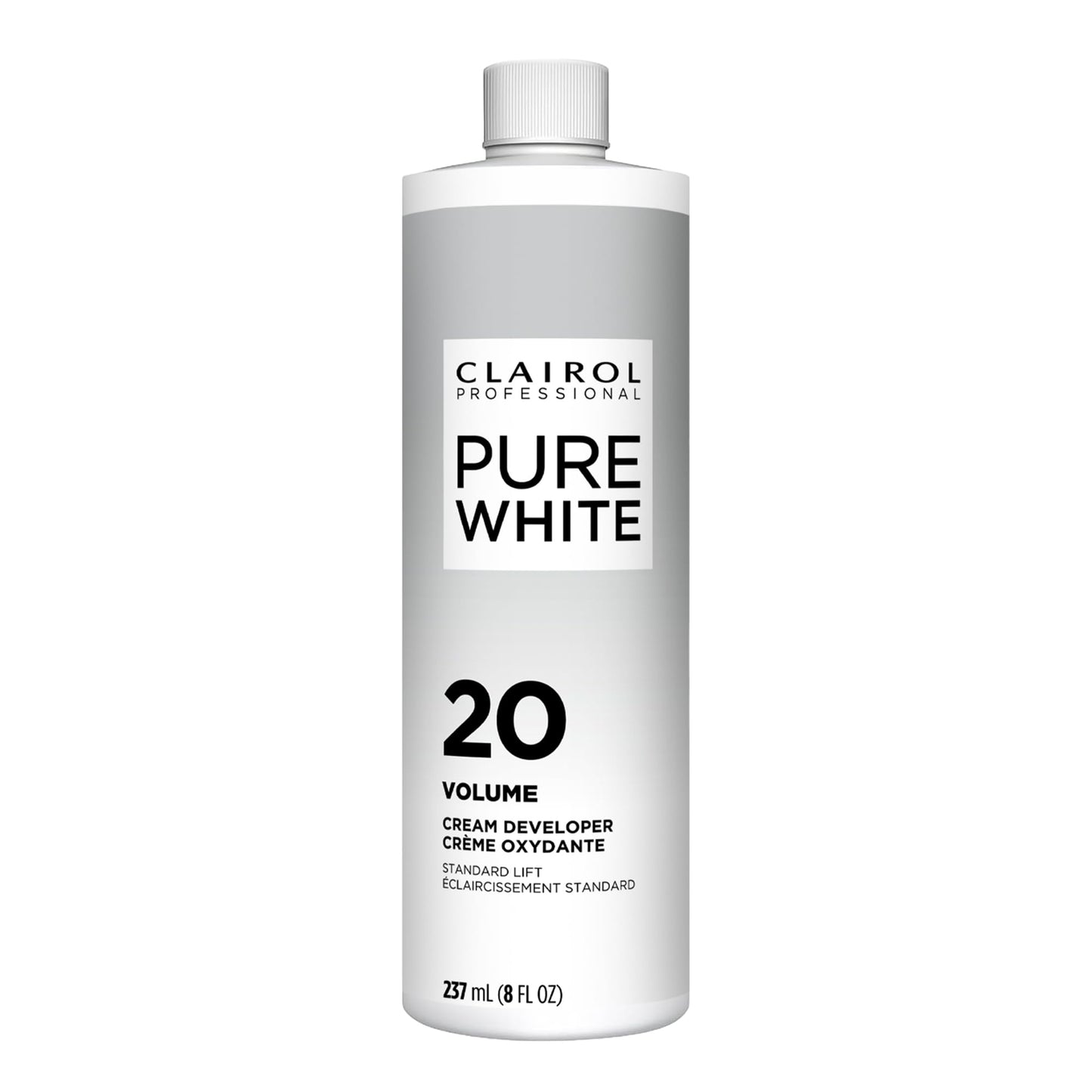 Clairol Professional Clairoxide Pure White 20 Volume Creme Developer, 8 Fl Oz (Pack of 1)