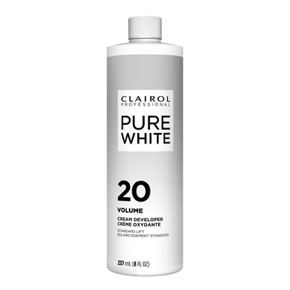 Clairol Professional Clairoxide Pure White 20 Volume Creme Developer, 8 Fl Oz (Pack of 1)