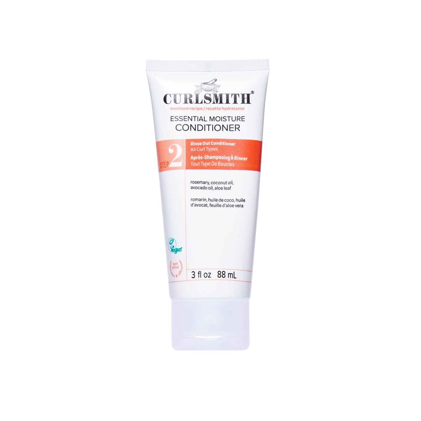CURLSMITH Essential Moisture Conditioner - Hydrating Conditioner for Curly Hair, Lightweight and Softening, For All Curl Types, Vegan & Cruelty Free