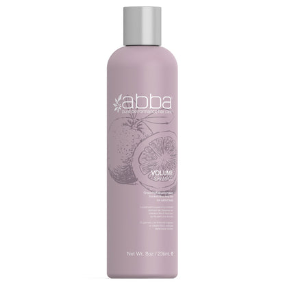 ABBA - Pure Volume Shampoo - Revives & Boosts Hair Volume & Body - Grapefruit & Lemongrass, 8 fl oz