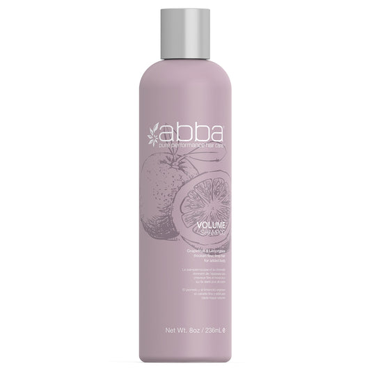 ABBA - Pure Volume Shampoo - Revives & Boosts Hair Volume & Body - Grapefruit & Lemongrass, 8 fl oz