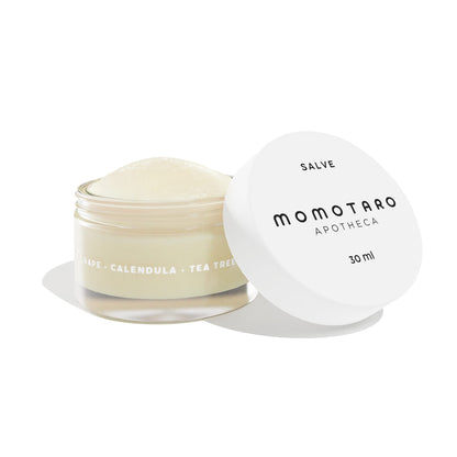 MOMOTARO APOTHECA Vaginal Moisturizer, Organic Vulva Balm - Intimate Soothing Salve, Vulvovaginal Dryness, Odor, Itching, Burning, Redness, BV, Menopause Irritability - Hormone Free pH Balance - 30ml