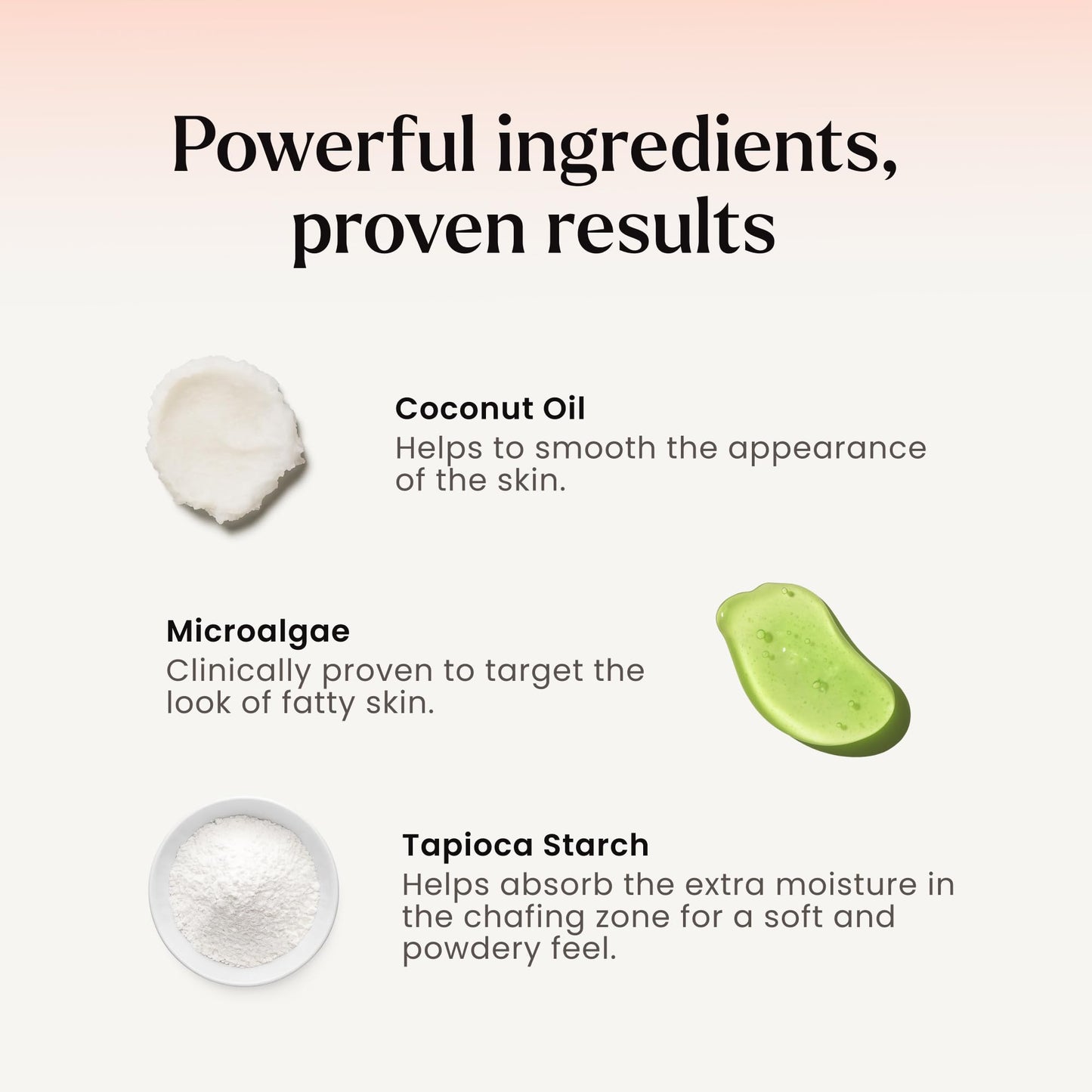 MAËLYS B-FOXY Inner Thigh Firming Cream - Skin Tightening and Firming for Women - With Nourishing Coconut Oil, Microalgae & Tapioca Starch - Body Cream for Smooth, Even, and Toned Legs (3.38 Fl Oz)