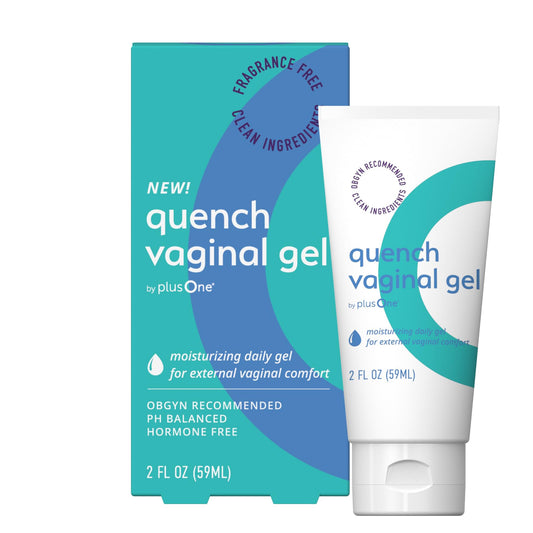 PlusOne Long Lasting Vaginal Moisturizer Gel – Hyaluronic Acid Vaginal Moisturizer for Vaginal Dryness – pH-Balanced Vaginal Care - Personal Lubricating Menopause Support for Wetness – 2 Fl oz