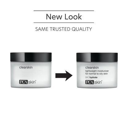 PCA SKIN Clearskin Lightweight Face Moisturizer for Oily Skin, Daily Hydrating Facial Moisturizer for Oily, Acne-Prone, and Sensitive Skin, Quick Absorbing, Reduces Discolorations, 1.7 oz Jar
